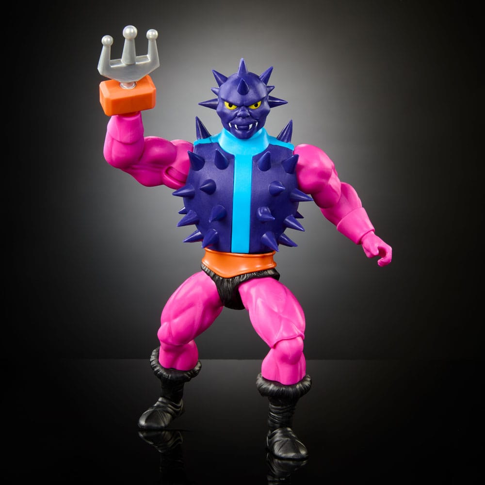 Action Figure Masters Of The Universe Origins - Spikor (Ascesa Degli Snake Men) 14 Cm, Con Accessorio E Fumetto, Giocattolo Per Bambini 6+ Anni