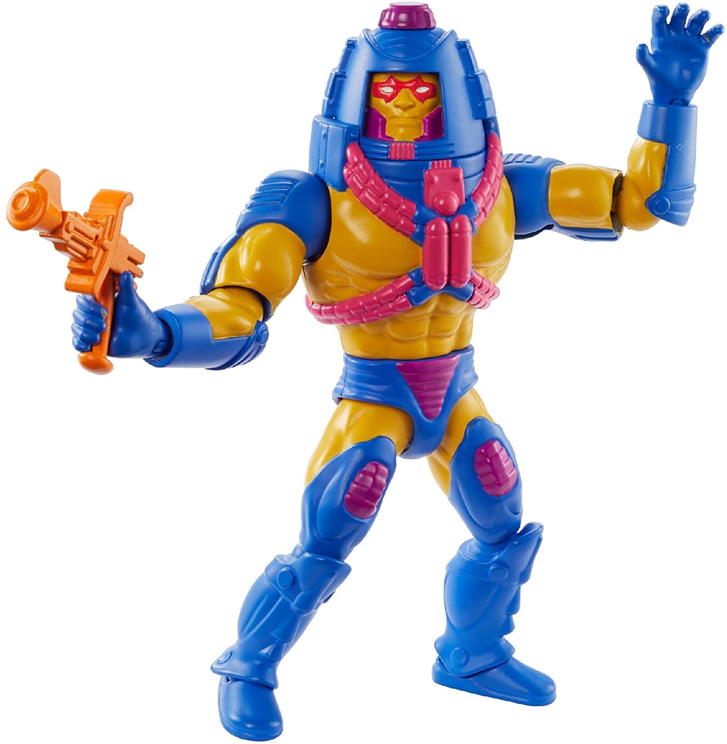 Masters Of The Universe Origins Man-E-Faces Action Figure 14 Cm - Collezione Cartoni Animati - Facce Intercambiabili - Giocattolo 6+ Anni