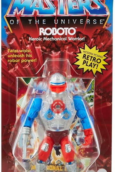 Masters of the Universe Origins Roboto – Masters del Universo Orígenes Roboto figura de acción (Mattel GRX00) – MOTU Origins