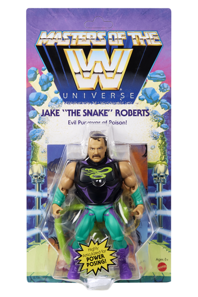 Masters Of The Universe MOTU WWE Wave 4 Robert “The snake” Roberts