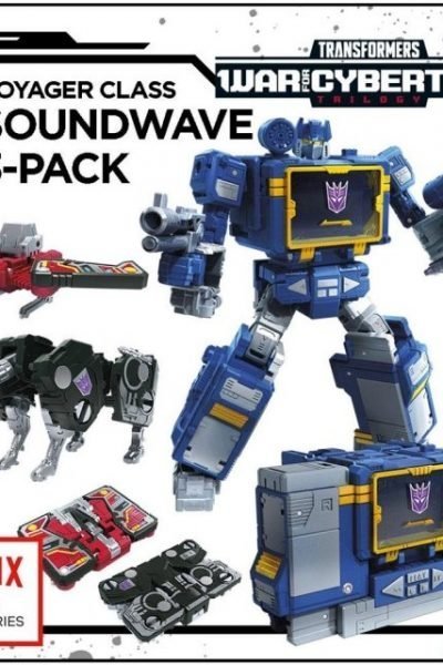 WFC-14 Decepticon Soundwave Battle 3-Pack Netflix Edition Transformers Generations War for Cybertron Trilogy