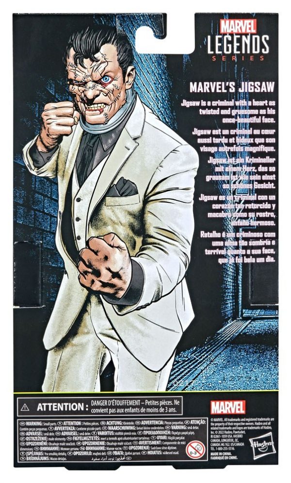 アメコミ MARVEL LEGENDS Jigsaw Jigsaw Super Villains Marvel Legends Figura - ActionToys.es