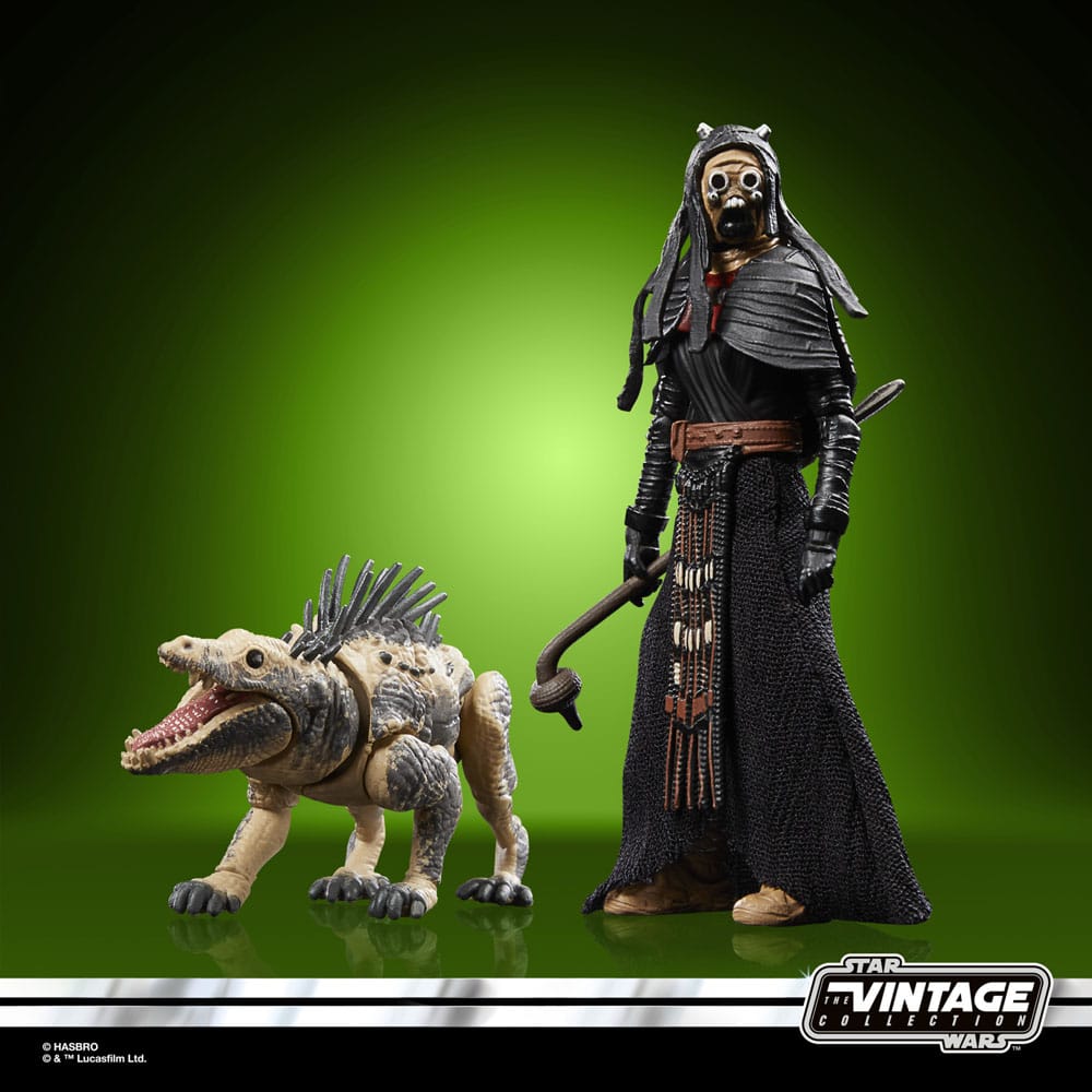 HASBRO Figura Acción Tusken Warrior Y Massiff 9cm • EUR 42,02