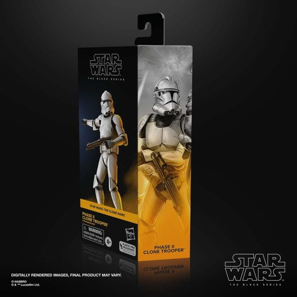Star Wars : The Clone Wars Black Series - Figurine Phase II Clone Trooper  15 cm - Figurines - LDLC