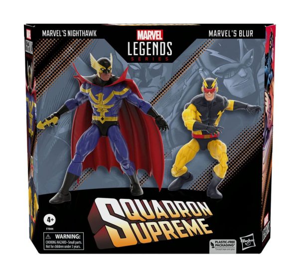海外 Marvel Legends Squadron Supreme 2体セット Marvel's Nighthawk & Marvel's Blur - Squadron Supreme Marvel