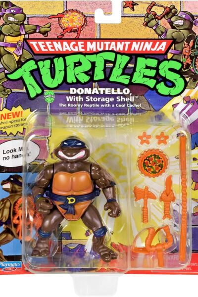 Pack de 4 Figuras Ninja Turtles Classic with Storage Shell – Figuras 10 cms