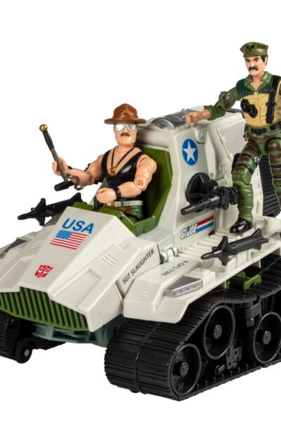 Kup Triple T Transformers x G.I. Joe Figura Autobot 23 cm con Sgt. Slaughter y Leatherneck