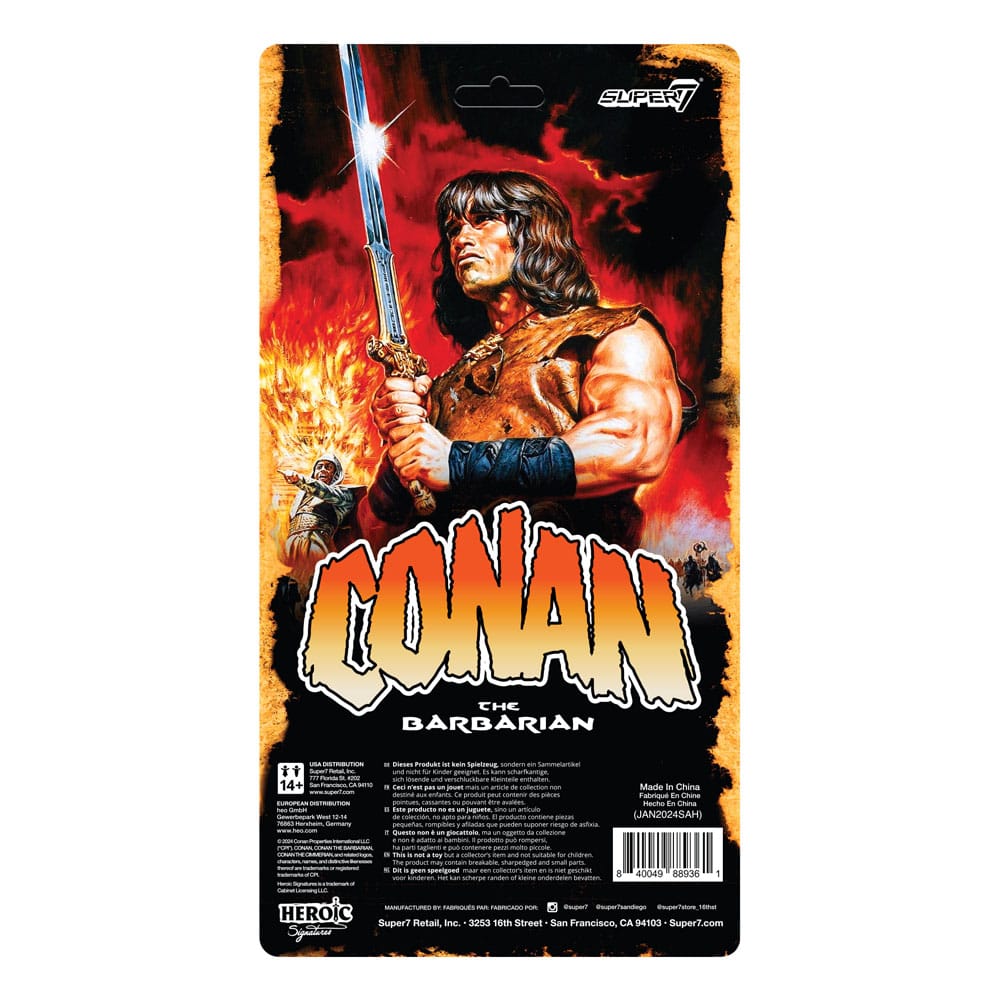 Conan el Bárbaro 1982 Figura Vintage Collection Wave 1 Conan Blood Splatter Ver. 14 cm estilo MOTU Masters Of The Universe Super7 (2)