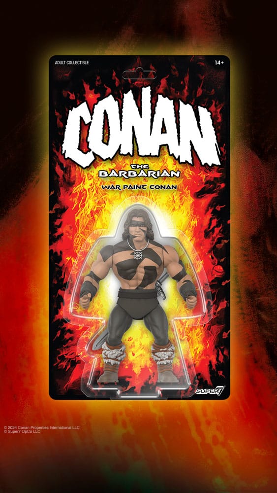 War Paint Conan el Bárbaro 1982 Figura Vintage Collection Wave 1 Conan Estilo MOTU 14 cm