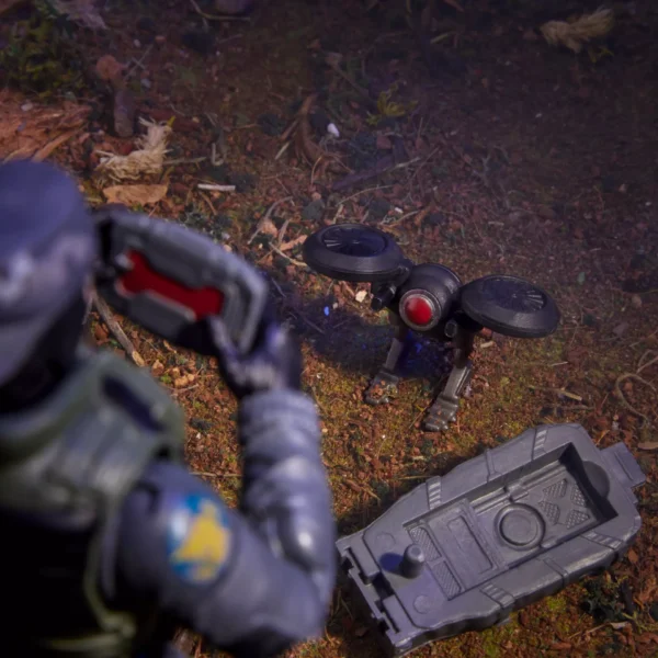 G.I. Joe Classified Series #127 Night Force Shockwave With Motorcycle - 6 Inch Scale (Mint, No Box)