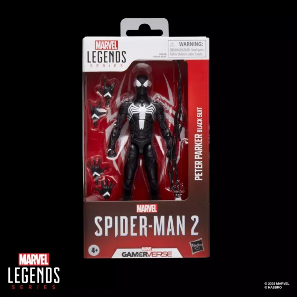 Peter Parker (Black Suit) Spider-Man Marvel Legends Gamerverse