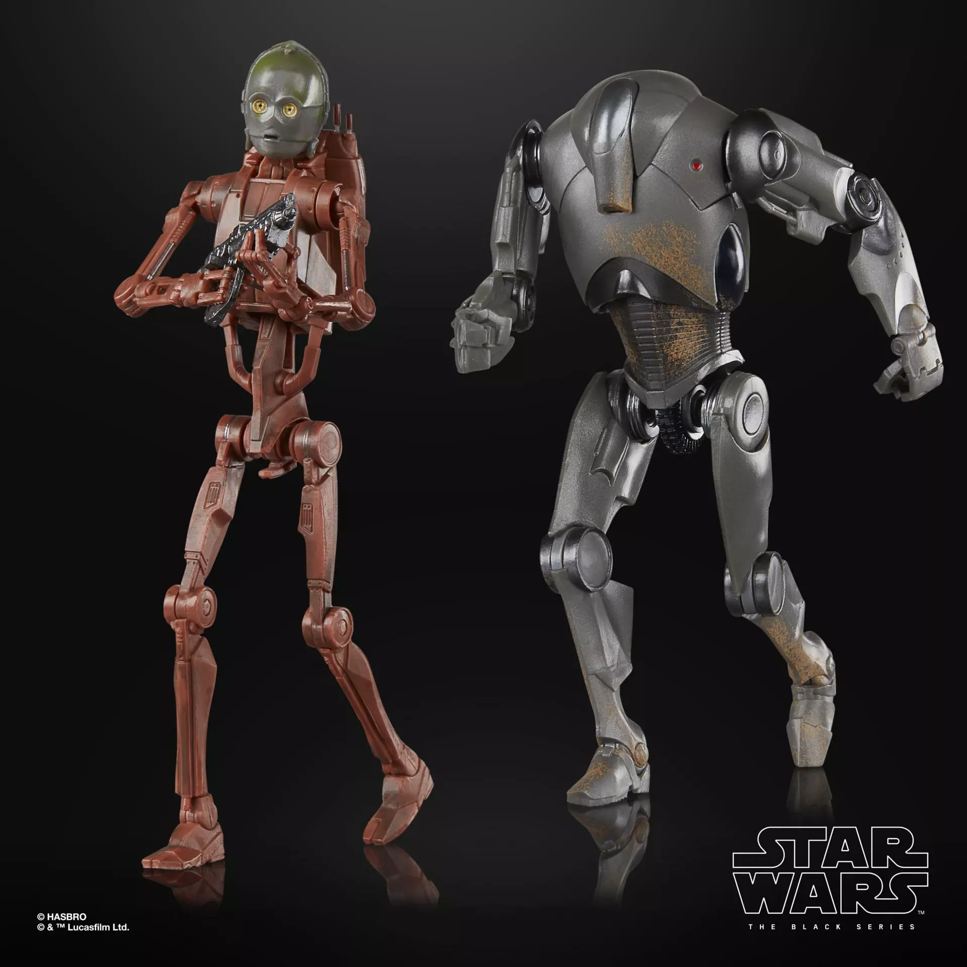 C3-3PO (B1 Battle Droid Body) & Super Battle Droid Star Wars Episode II ...