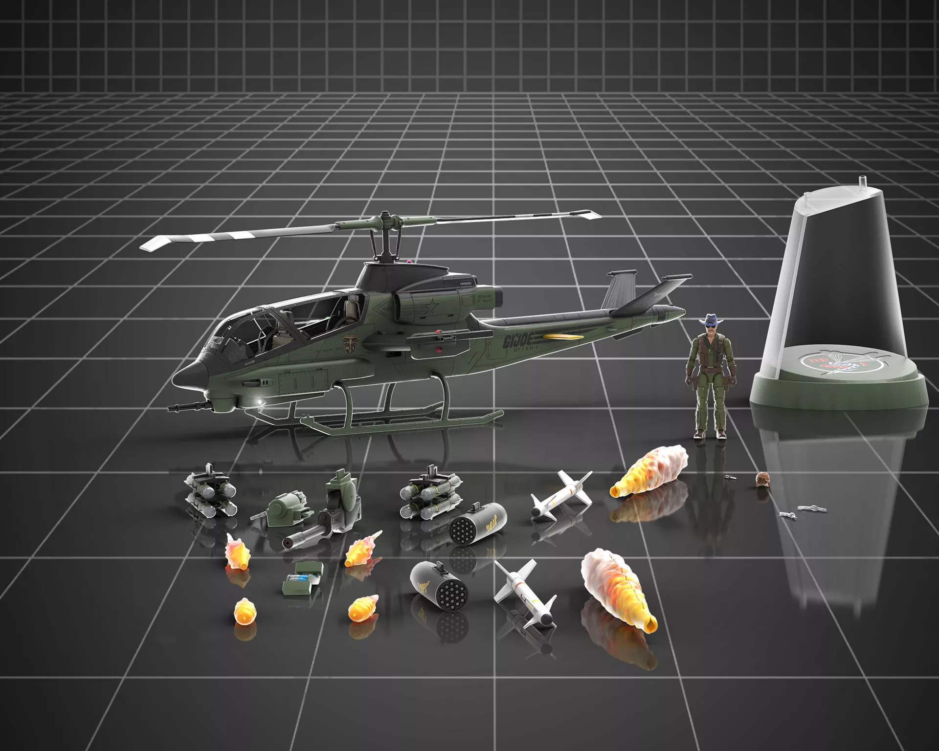 Assault Copter Dragonfly (XH-1) Haslab G.I. Joe Classified Series