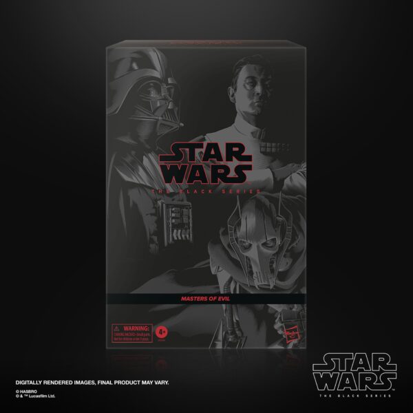 Masters of Evil Star Wars Black Series Pack de 3 Figuras 15 cm
