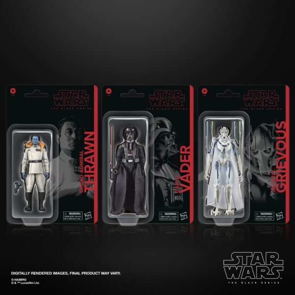 Masters of Evil Star Wars Black Series Pack de 3 Figuras 15 cm