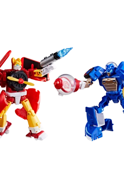 Sonic the Hedgehog x Transformers Wingtail and Blue Booster Transformers Collaborative Figuras de acción